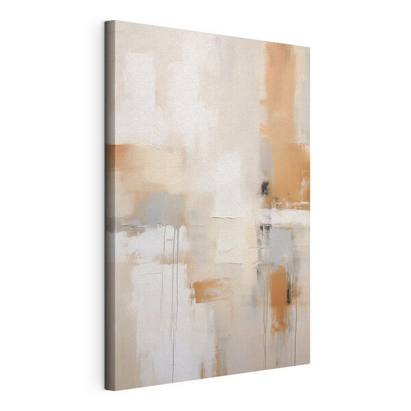 Cuadros Pintura en tonos blancos y marrones