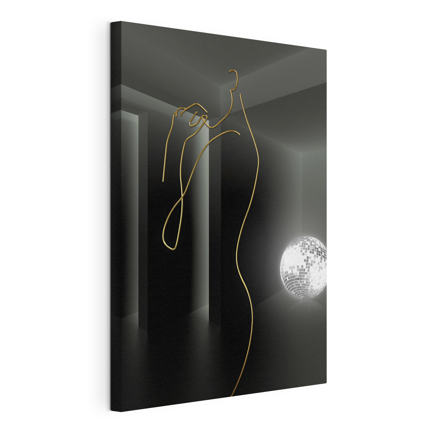Elegant curves in a dark space Elegant curves in a dark space