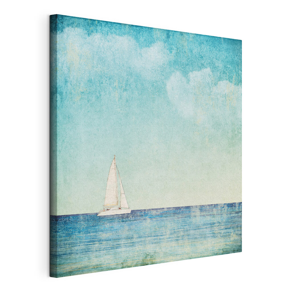 A sailboat in the ocean A sailboat in the ocean