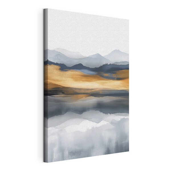 Cuadros Una acuarela de montañas y un lago (SKU: s26133) Cuadros Cuadros Una acuarela de montañas y un lago (SKU: s26133)