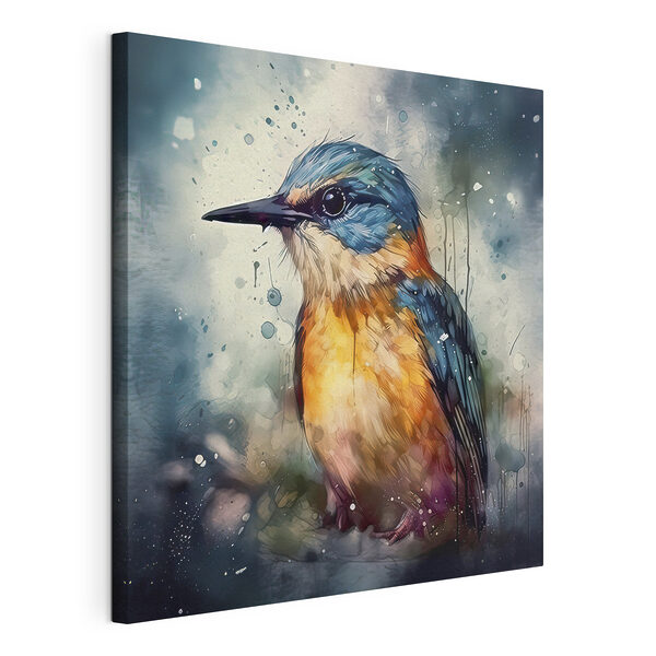 Cuadros Un pájaro posado en una rama (SKU: s32313) Cuadros Cuadros Un pájaro posado en una rama (SKU: s32313)