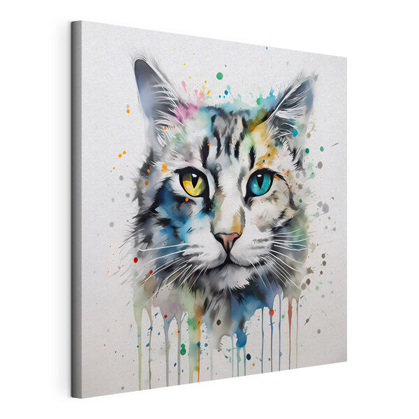 Cuadros Un gato de ojos azules (SKU: s32315) Cuadros Cuadros Un gato de ojos azules (SKU: s32315)