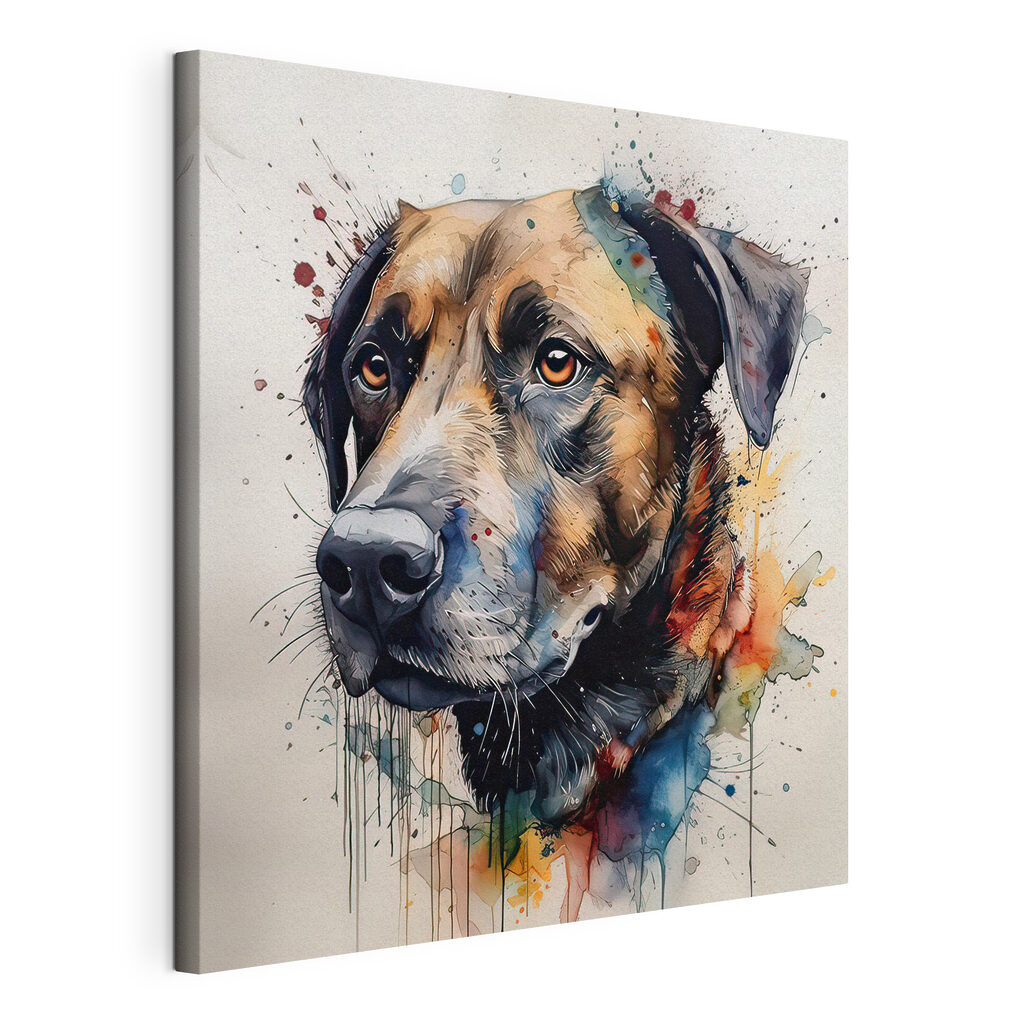 Painting of a dog Painting of a dog