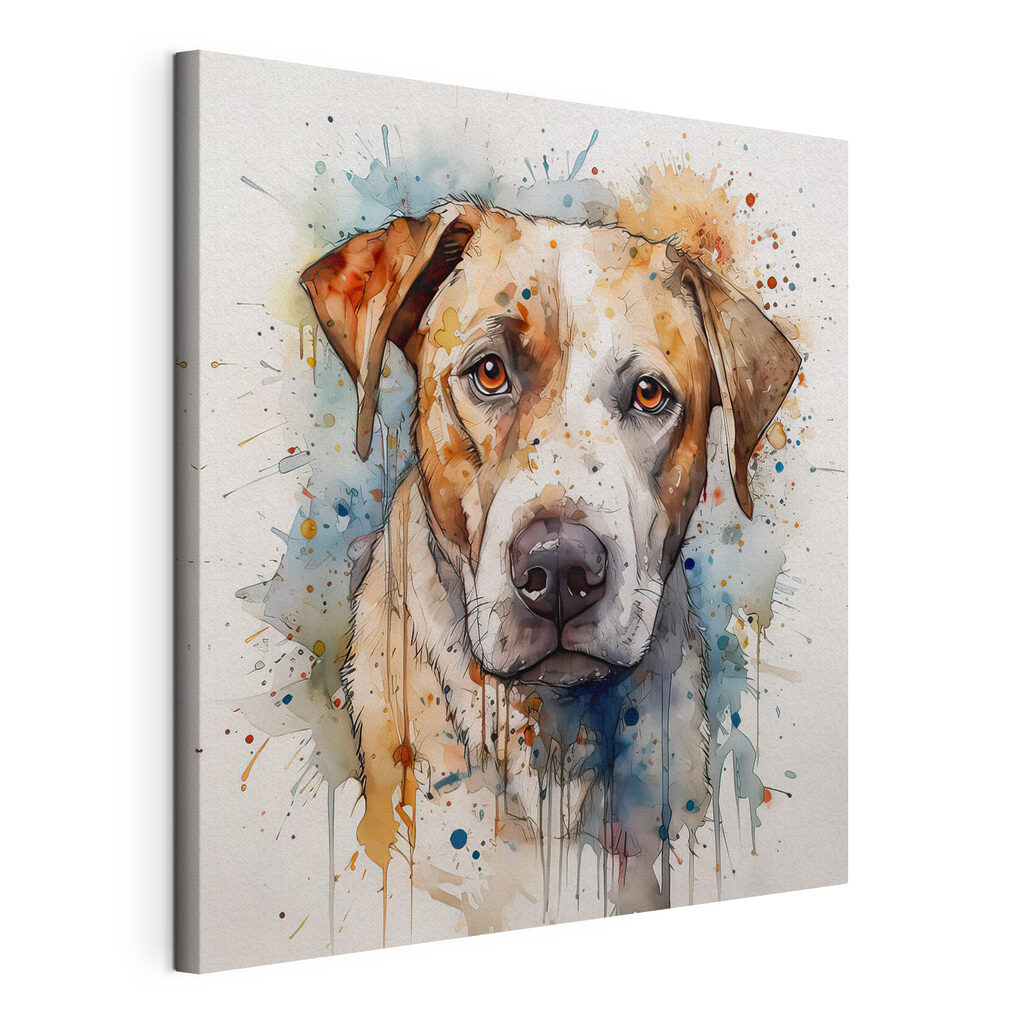 Painting of a dog Painting of a dog