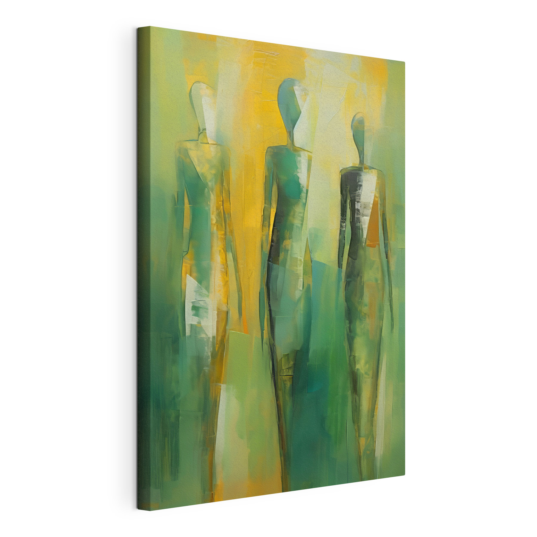 A painting of a group of people