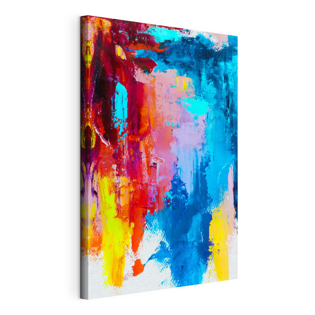 A colorful painting of different colors