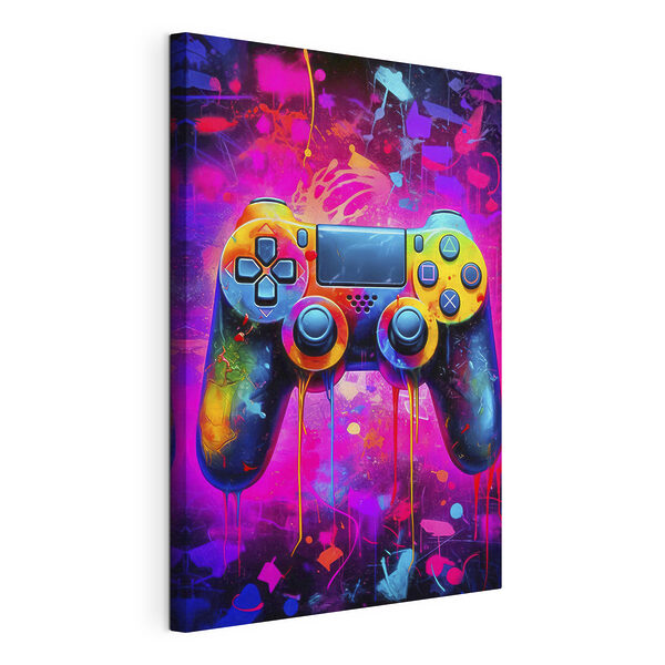 Mando de videojuegos de colores Cuadros Mando de videojuegos de colores