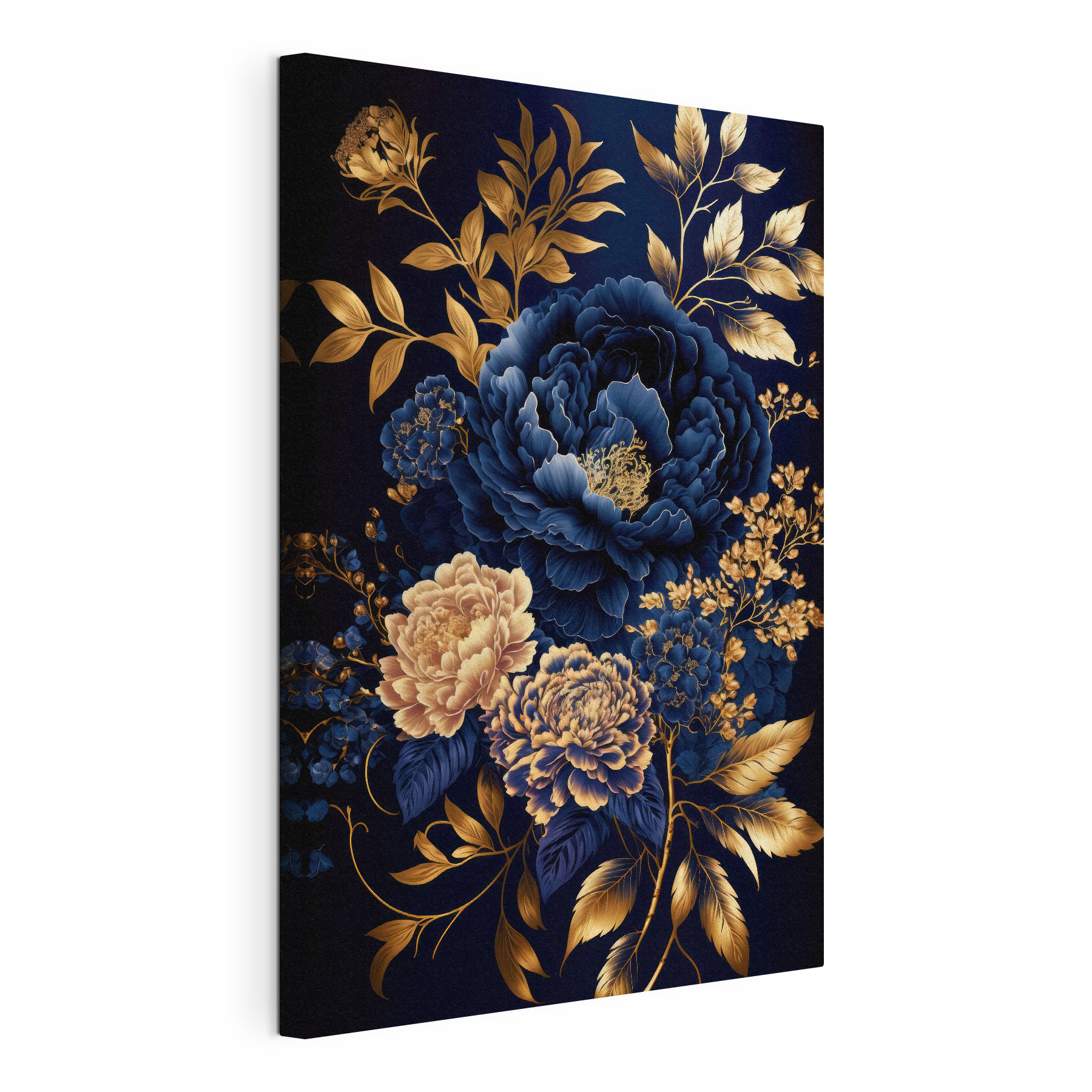 Vibrant floral arrangement on dark background Vibrant floral arrangement on dark background
