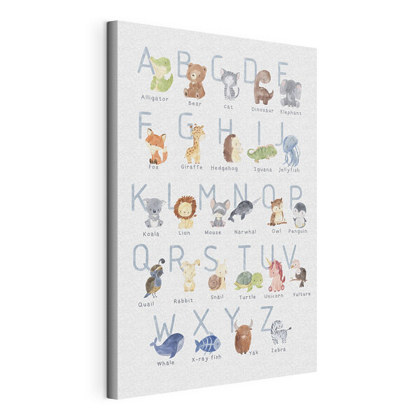 Cuadros Un póster con animales y letras (SKU: s34897) Cuadros Cuadros Un póster con animales y letras (SKU: s34897)
