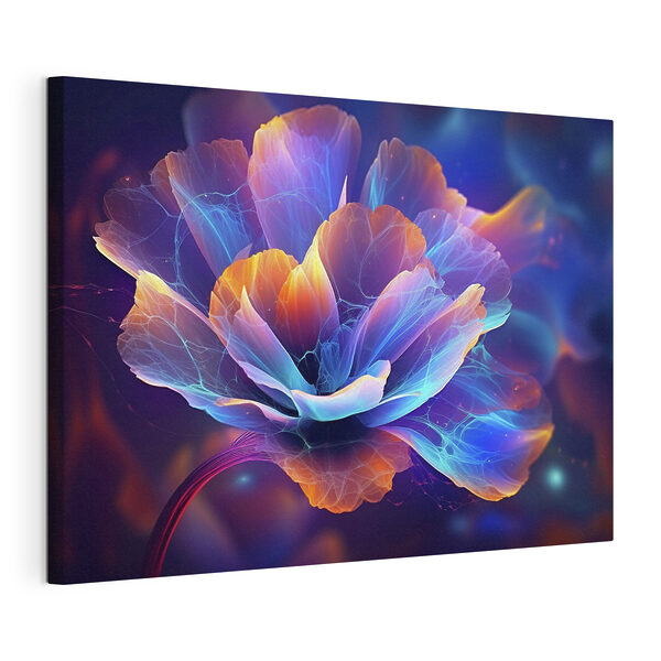 Cuadros Una flor con pétalos de colores (SKU: s35334) Cuadros Cuadros Una flor con pétalos de colores (SKU: s35334)