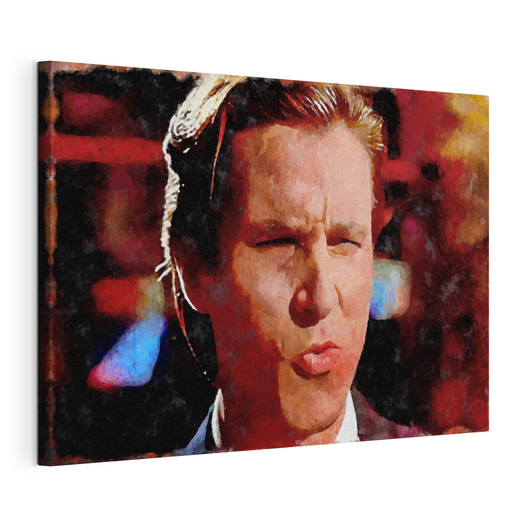 A man making a face A man making a face