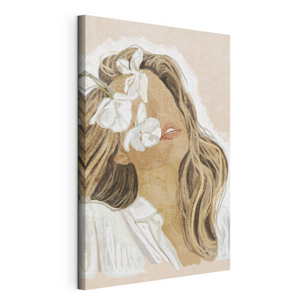Cuadros Mujer con flores en el pelo (SKU: s35799) Cuadros Cuadros Mujer con flores en el pelo (SKU: s35799)