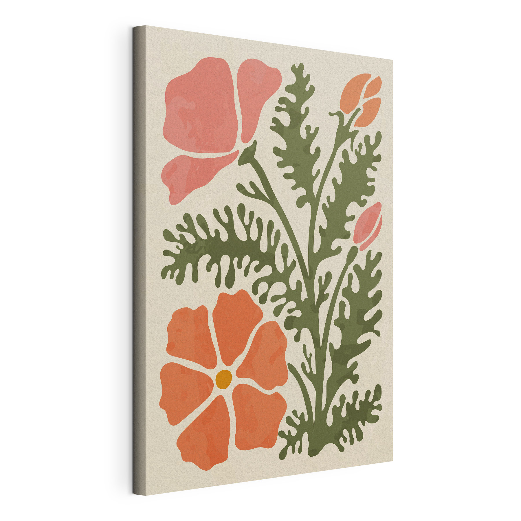 Blooms in Coral Harmony