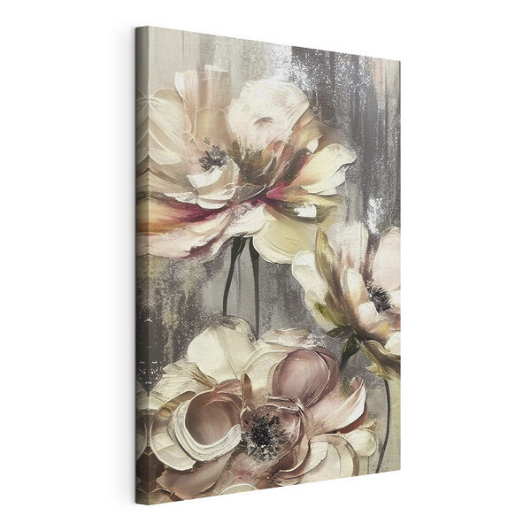 Cuadros Un cuadro de flores sobre fondo gris (SKU: s35905) Cuadros Cuadros Un cuadro de flores sobre fondo gris (SKU: s35905)