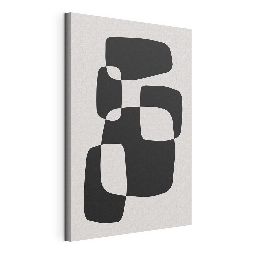 Black and white image of squares