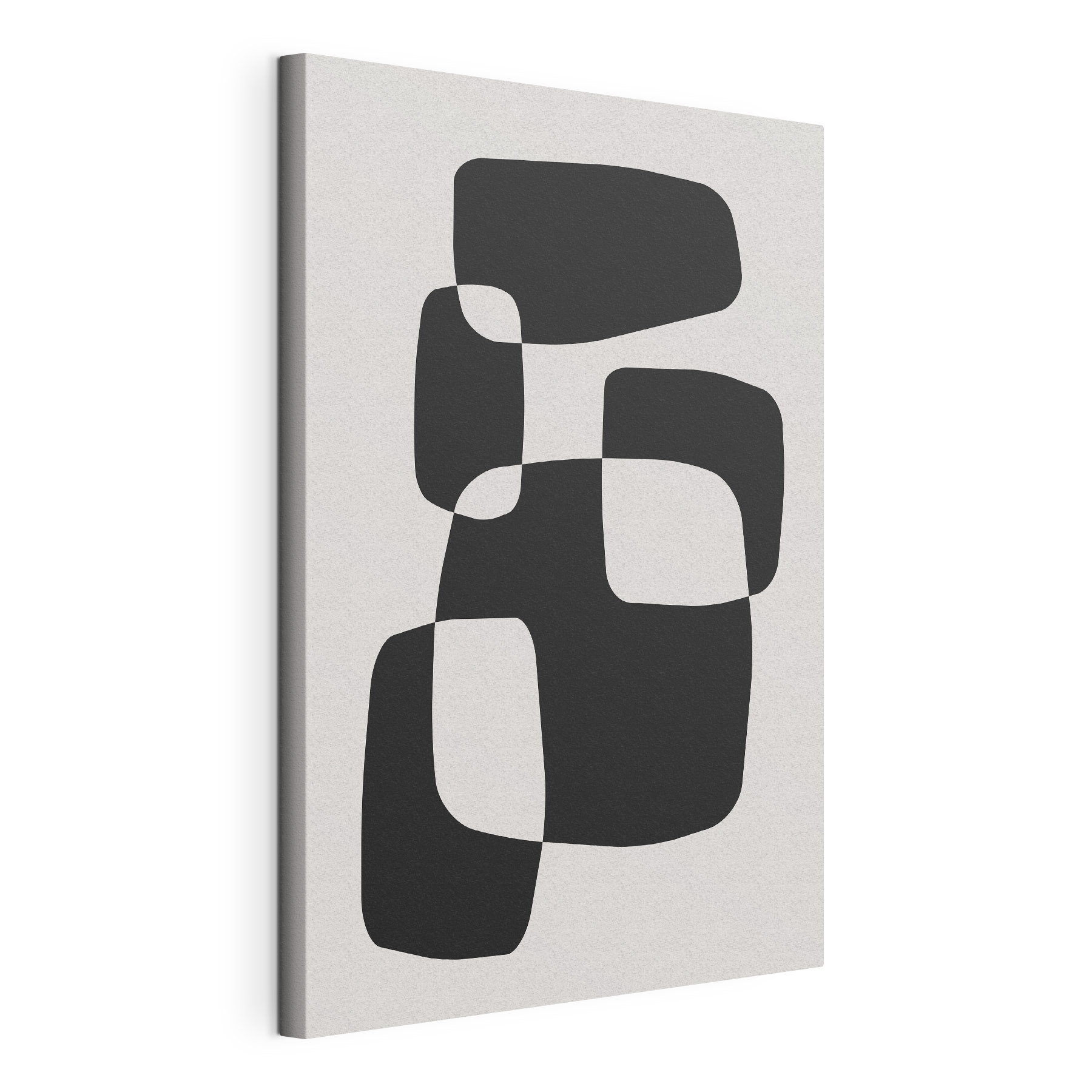 Black and white image of squares