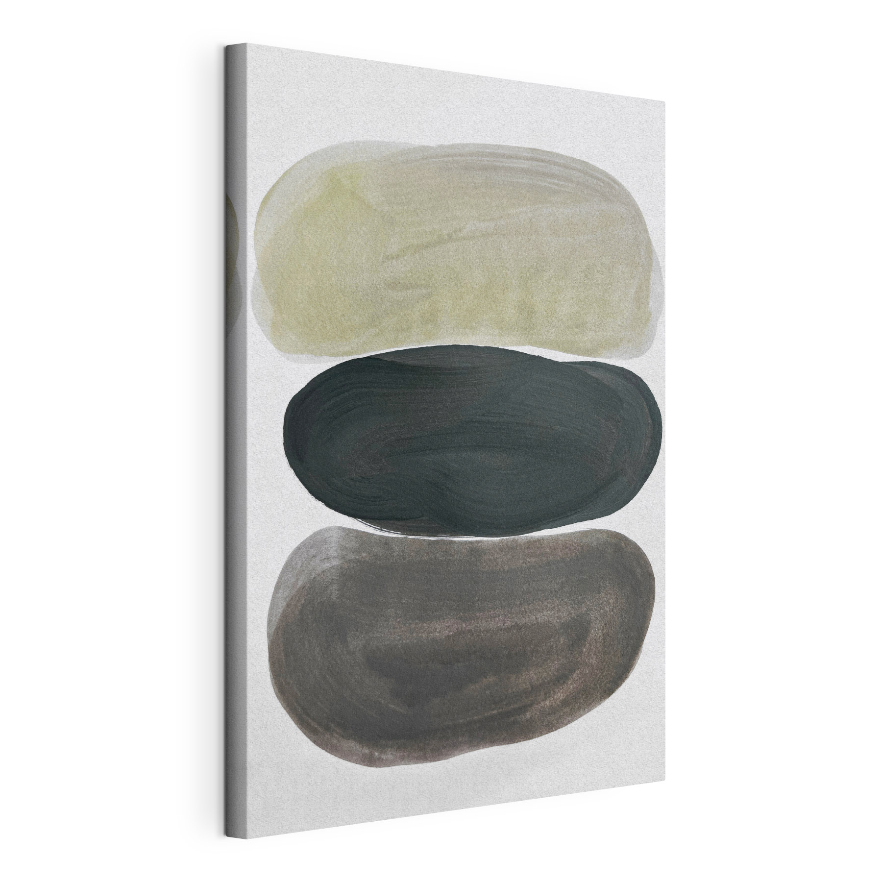 Group of ovals painted in different colors Group of ovals painted in different colors
