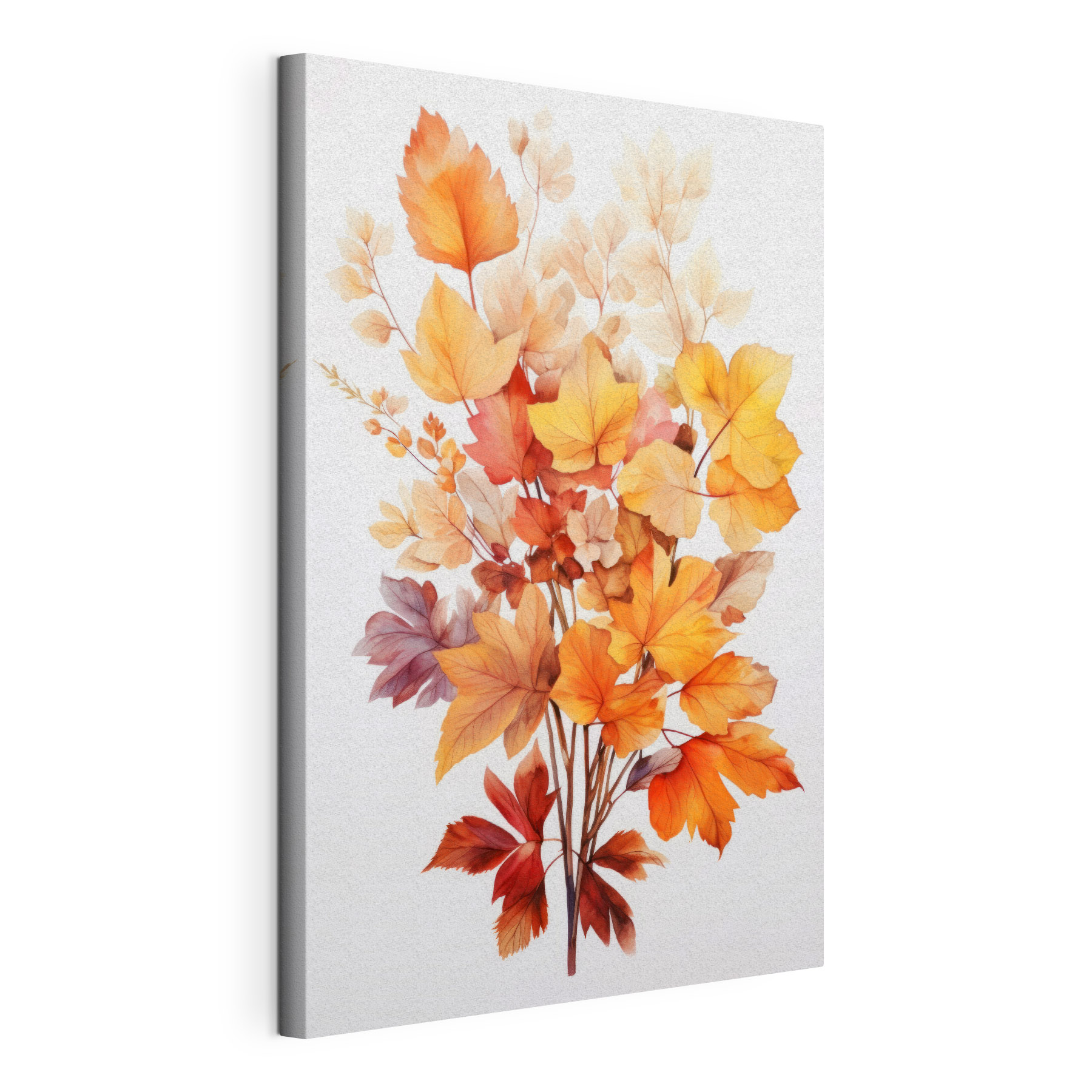 Watercolor painting of leaves Watercolor painting of leaves