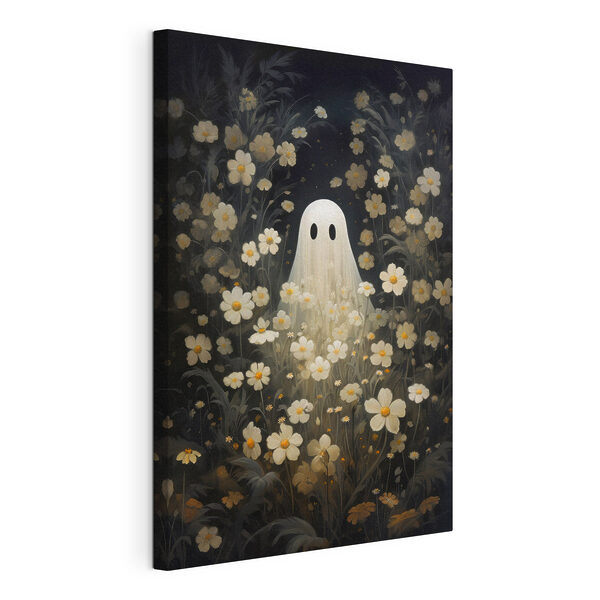 Cuadros Cuadros Un fantasma en un campo de flores (SKU: s35980)