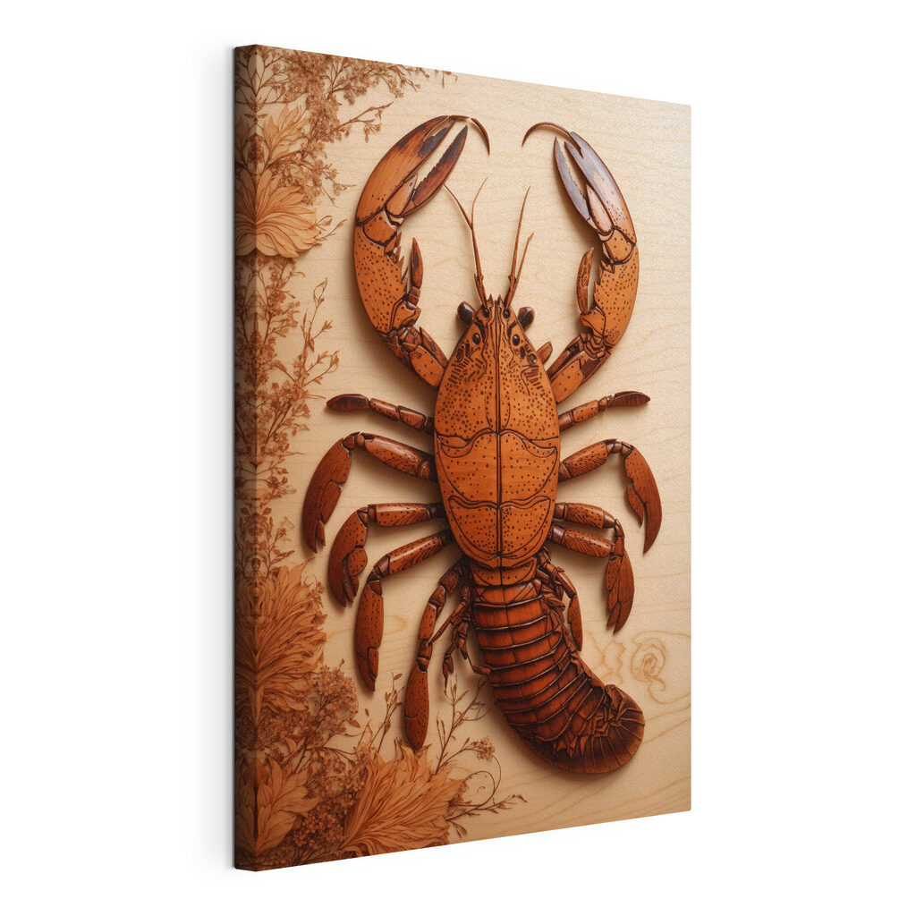 Lobster made out of wood Lobster made out of wood
