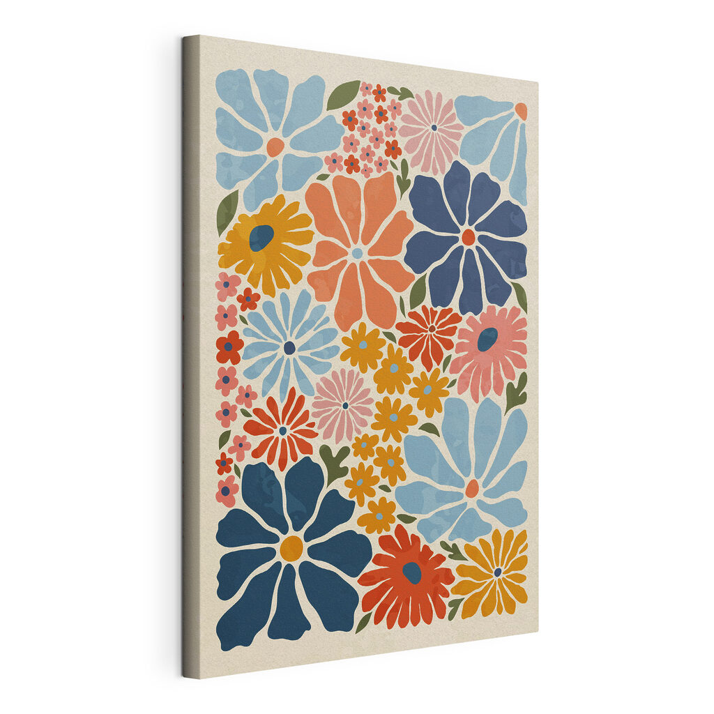 Colorful flower pattern Colorful flower pattern
