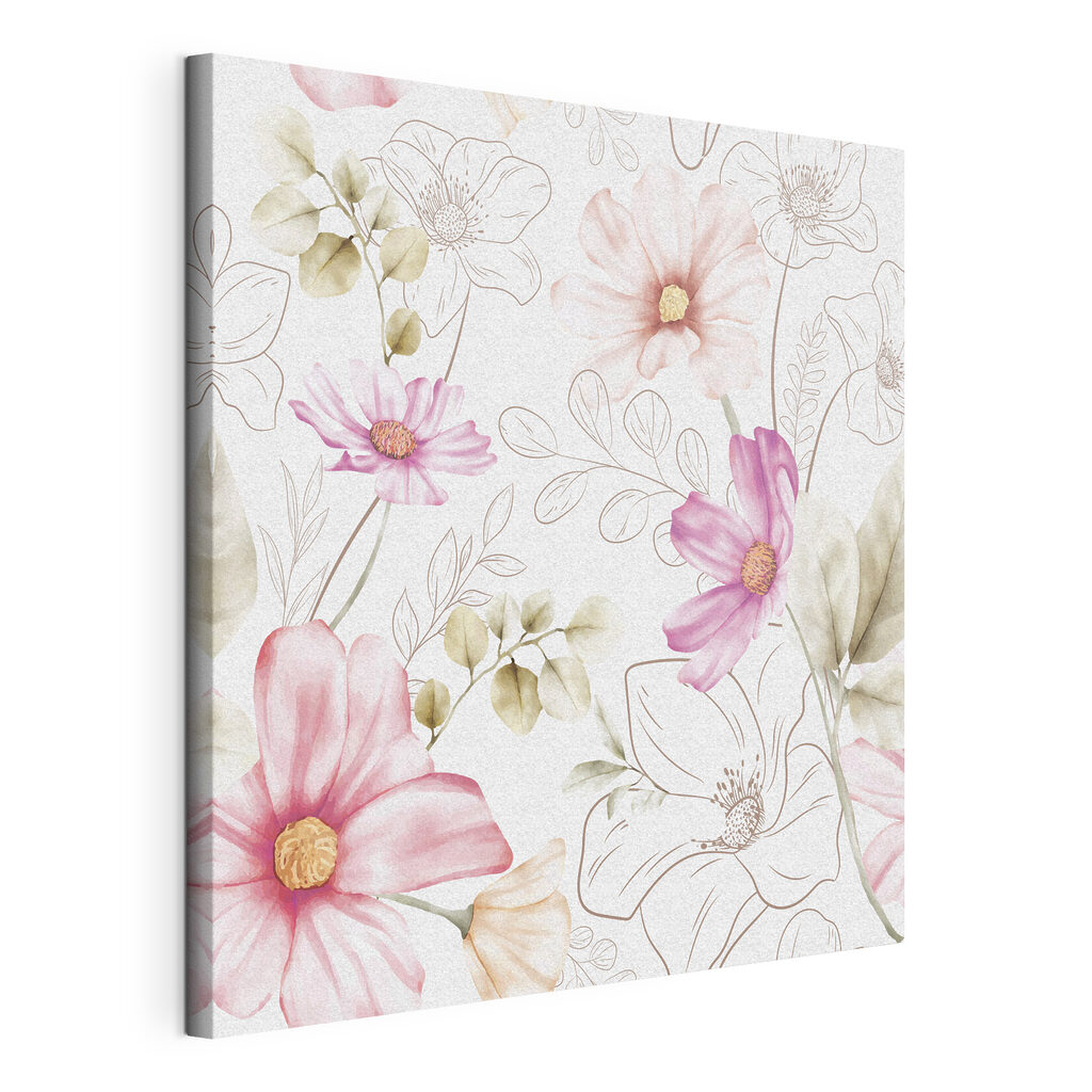 Soft Pastels in Floral Harmony Soft Pastels in Floral Harmony