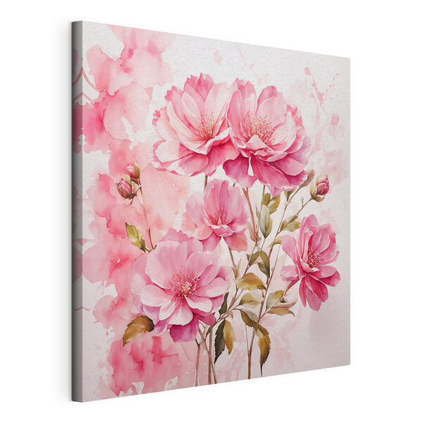 Cuadros Cuadro de flores rosas (SKU: s36120) Cuadros Cuadros Cuadro de flores rosas (SKU: s36120)