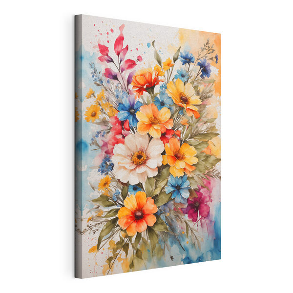Cuadros Un cuadro de flores sobre un fondo blanco (SKU: s36121) Cuadros Cuadros Un cuadro de flores sobre un fondo blanco (SKU: s36121)