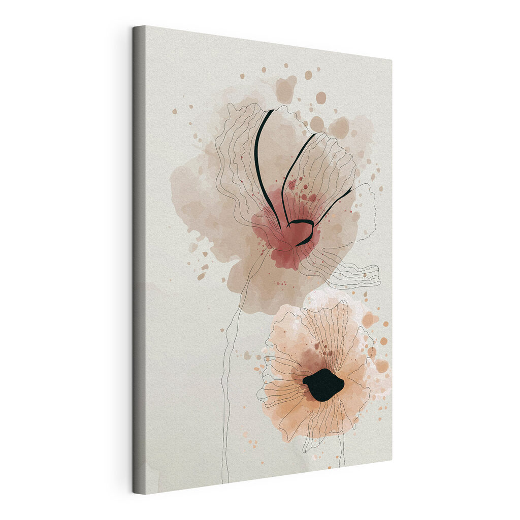 Soft blooms in gentle watercolor hues Soft blooms in gentle watercolor hues