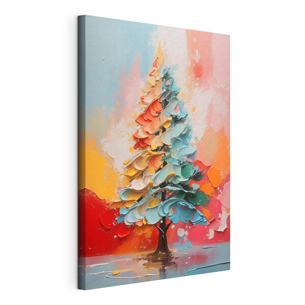 Cuadros Cuadro de un árbol pintado con diferentes colores (SKU: s36218) Cuadros Cuadros Cuadro de un árbol pintado con diferentes colores (SKU: s36218)