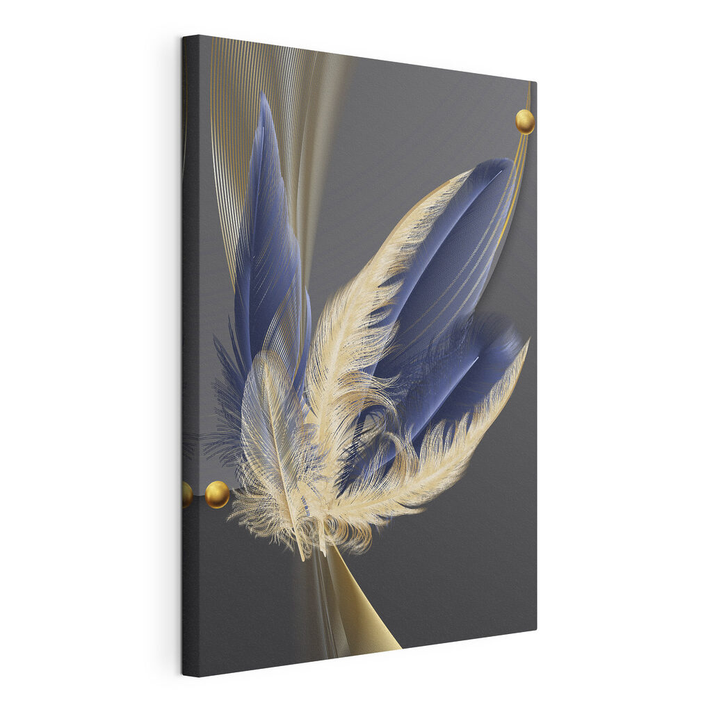 Elegant feathers in harmonious flow Elegant feathers in harmonious flow