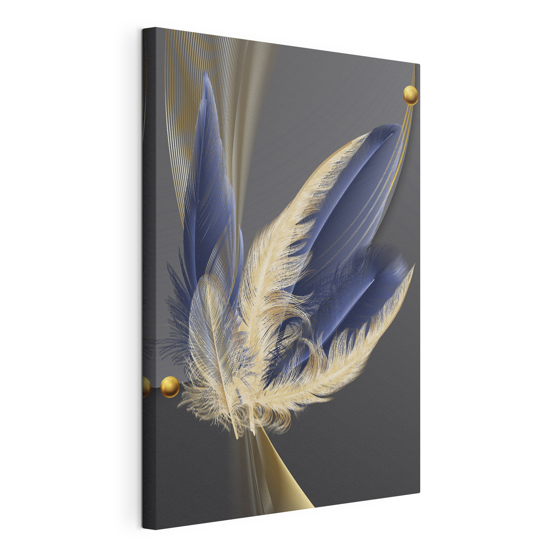 Elegant feathers in harmonious flow Elegant feathers in harmonious flow
