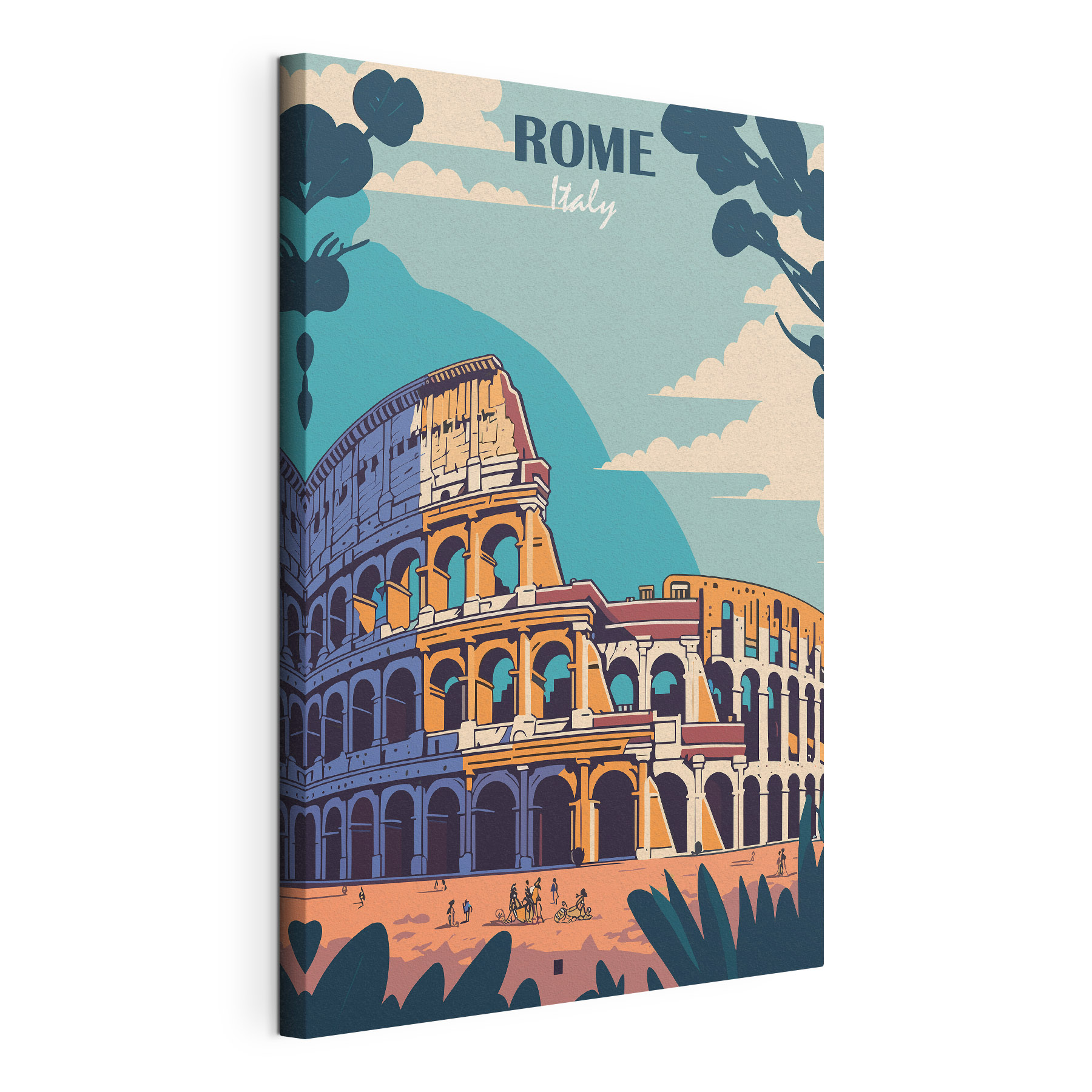 Colosseum with many arches Colosseum with many arches