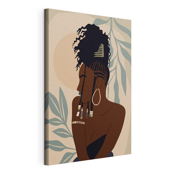Cuadros Mujer con un moño (SKU: s36345) Cuadros Cuadros Mujer con un moño (SKU: s36345)