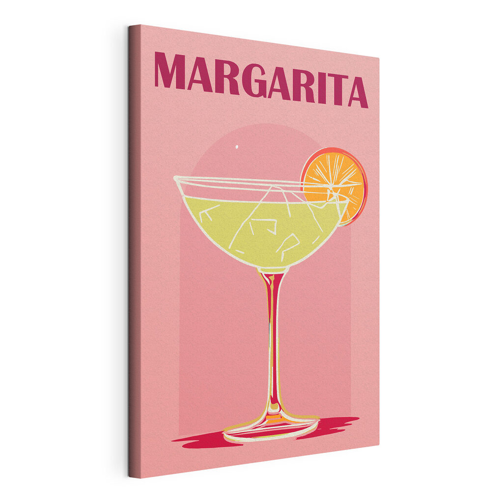 Glass with a drink and a slice of orange