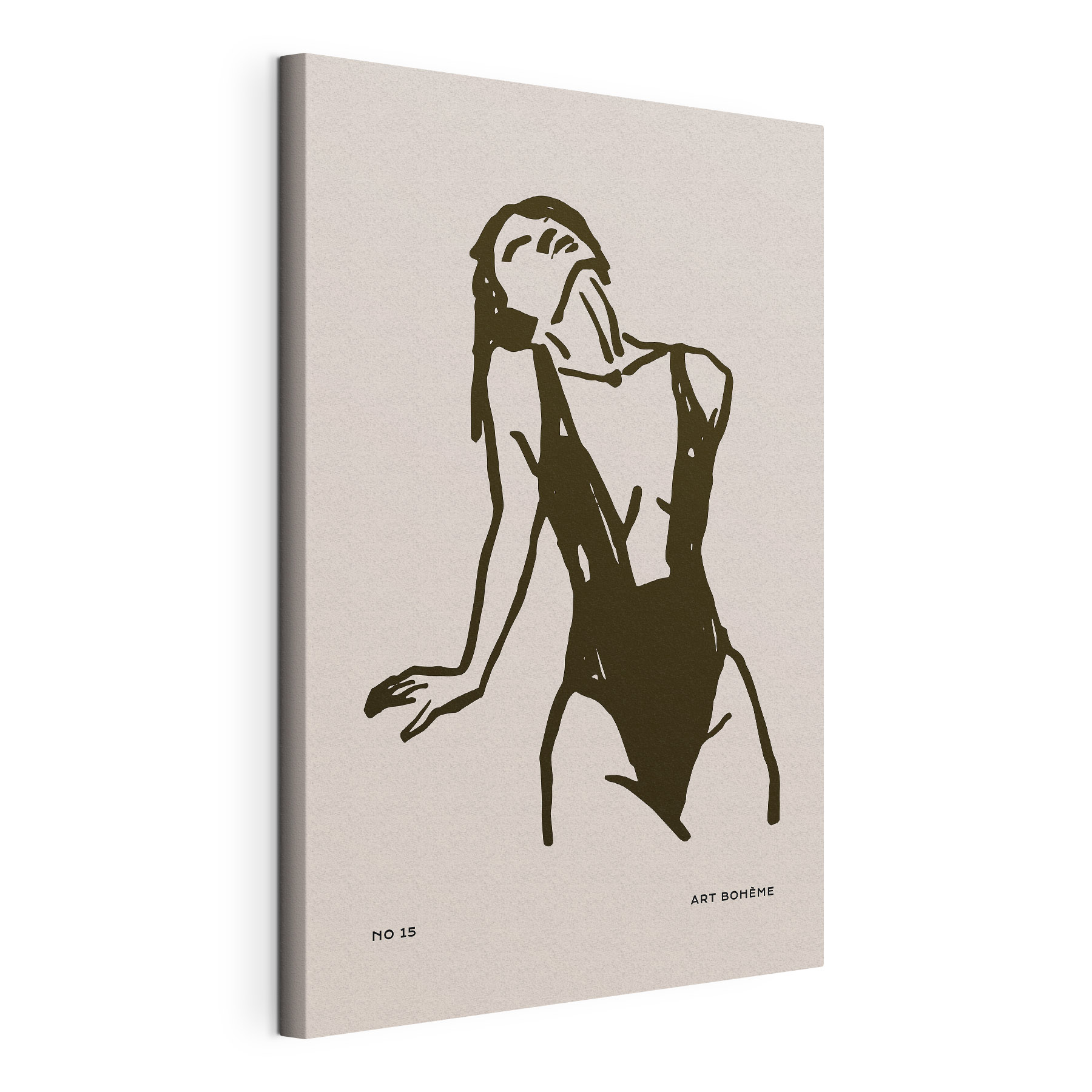 Drawing of a woman in a swimsuit Drawing of a woman in a swimsuit