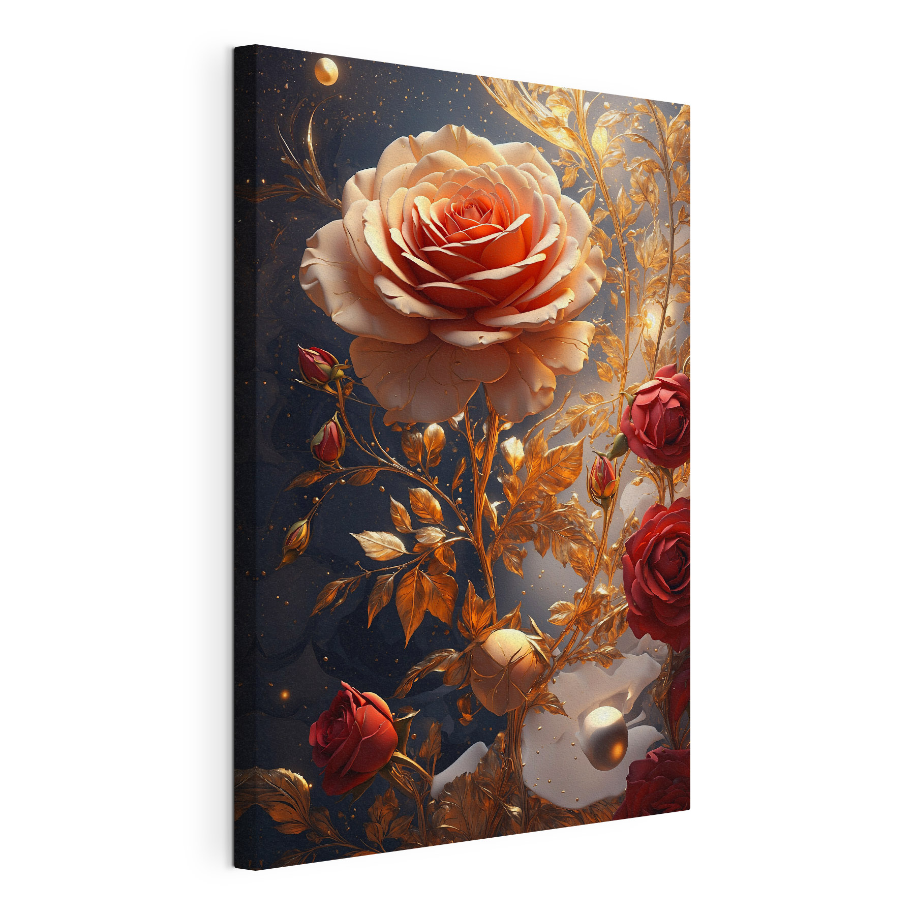 Beautiful roses surrounded by elegant foliage Beautiful roses surrounded by elegant foliage