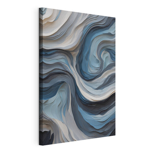 Cuadros Olas del mar en capas esculpidas (SKU: s36438) Cuadros Cuadros Olas del mar en capas esculpidas (SKU: s36438)