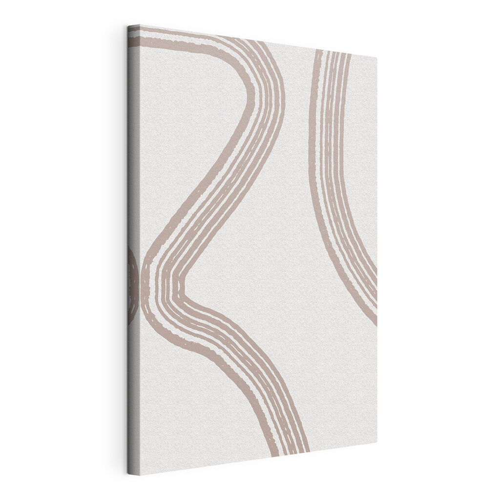 Flowing lines in soft hues