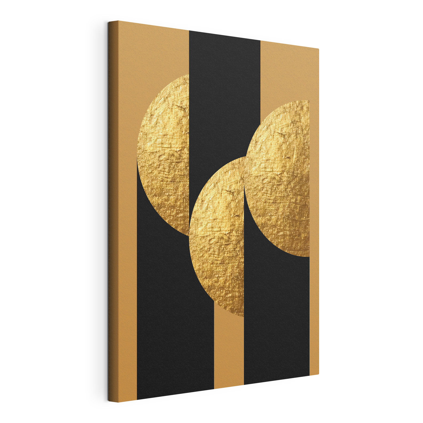 Geometric shapes create striking contrast Geometric shapes create striking contrast