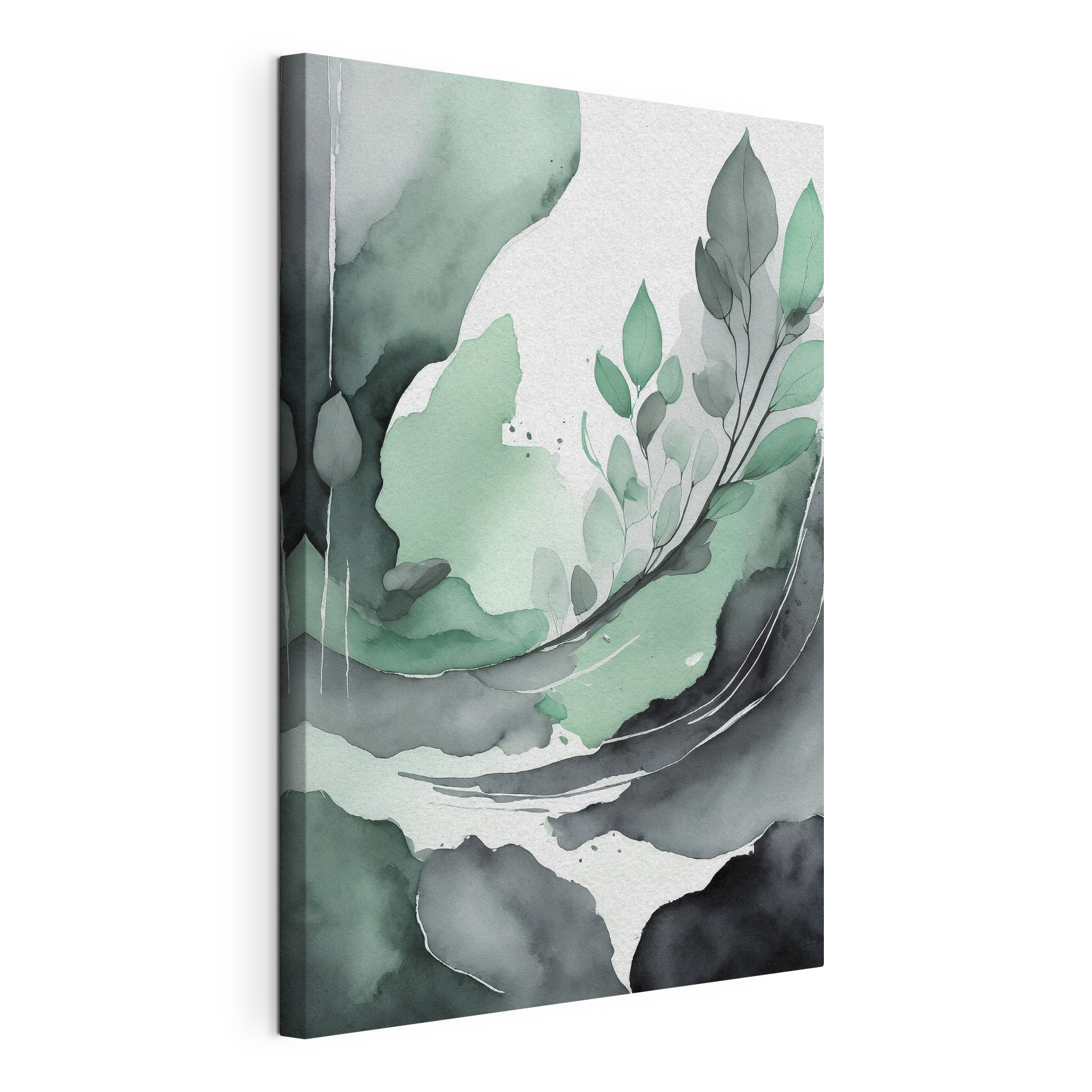 A watercolor painting of a plant A watercolor painting of a plant