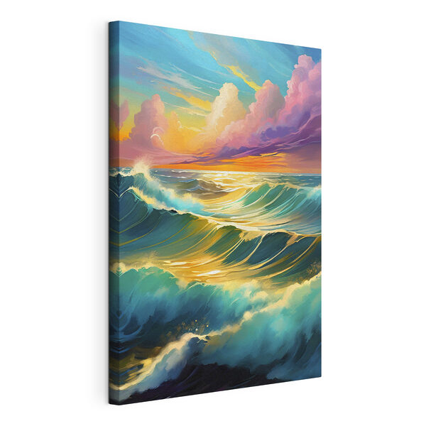 Cuadros Grandes olas en el océano (SKU: s36587) Cuadros Cuadros Grandes olas en el océano (SKU: s36587)