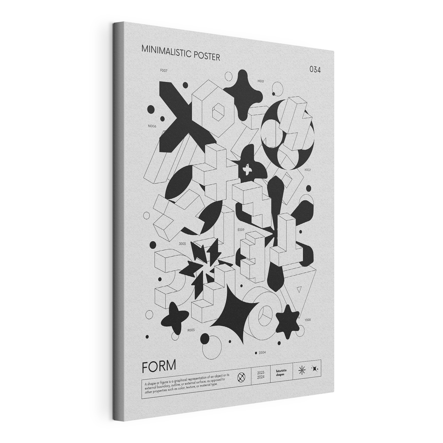 A black and white graphic design A black and white graphic design