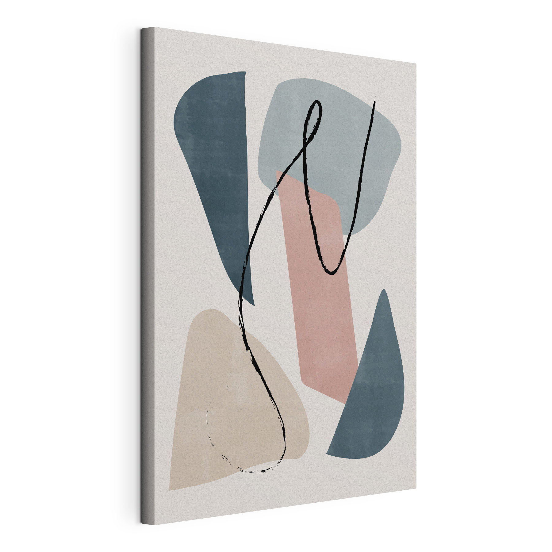 A colorful art piece with black lines A colorful art piece with black lines