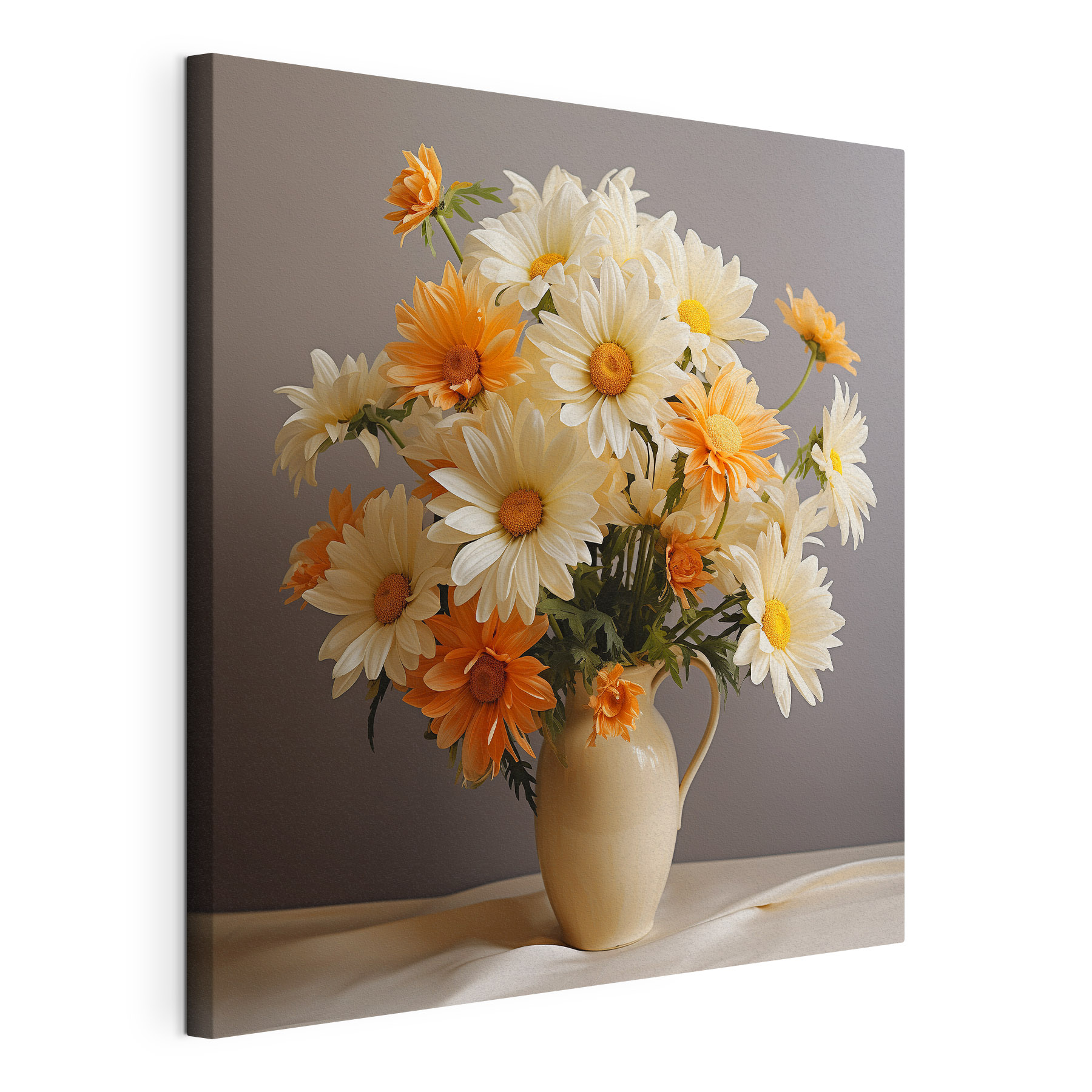 A vase of flowers on a table A vase of flowers on a table