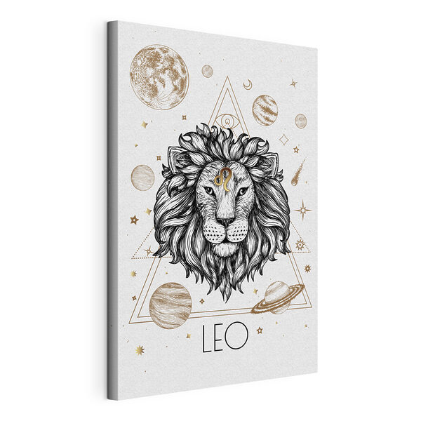 Cuadros Un león con un signo de interrogación (SKU: s36821) Cuadros Cuadros Un león con un signo de interrogación (SKU: s36821)
