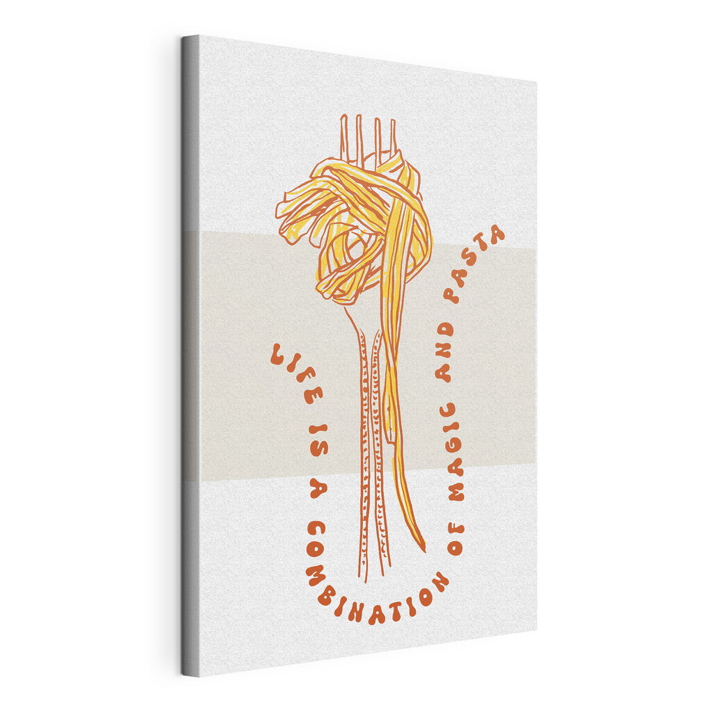 A drawing of pasta on a white background A drawing of pasta on a white background