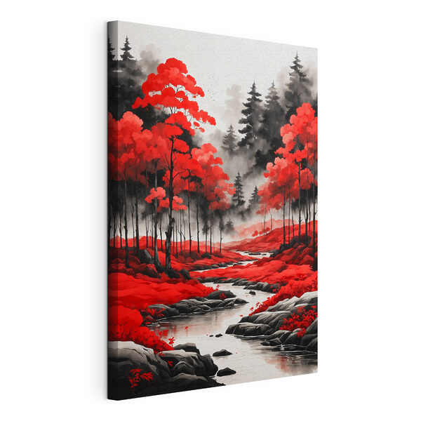 Cuadros Un río que atraviesa un bosque (SKU: s37122) Cuadros Cuadros Un río que atraviesa un bosque (SKU: s37122)