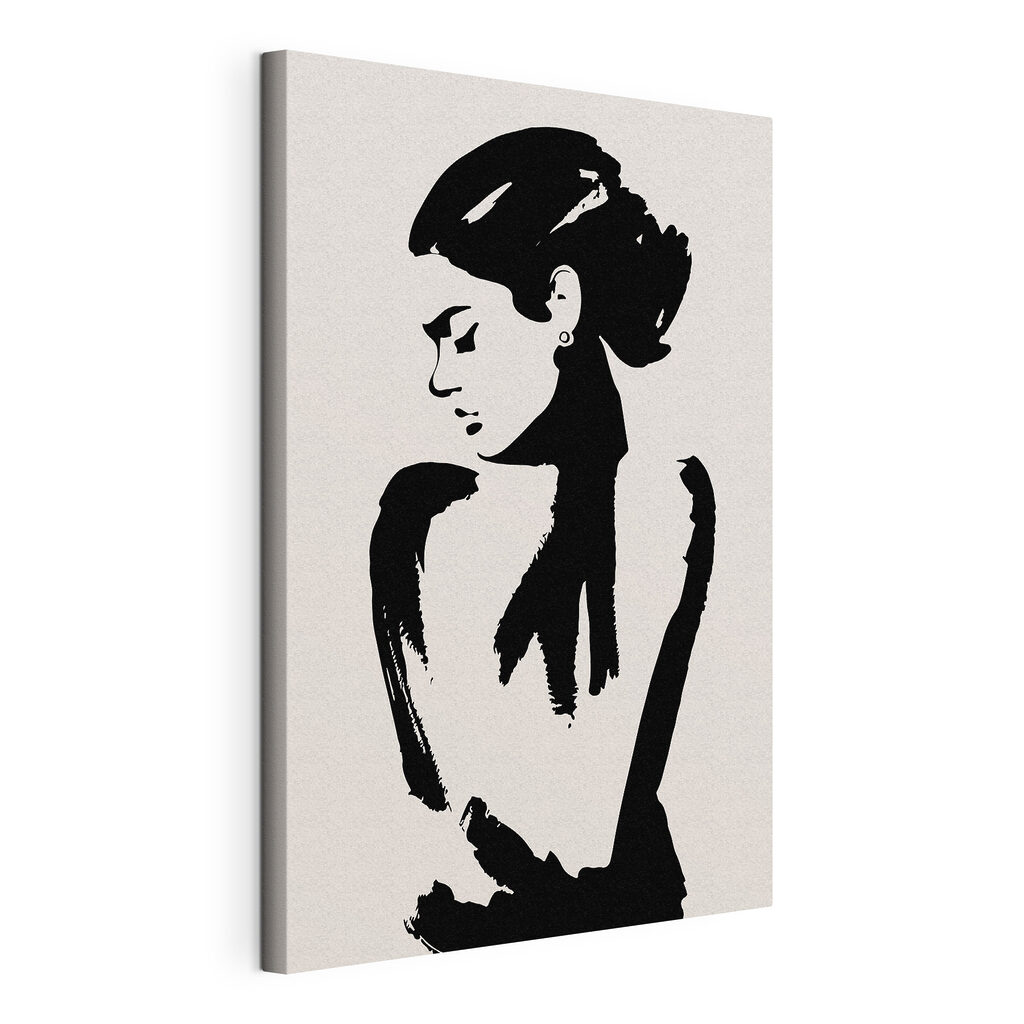 A woman with her back turned