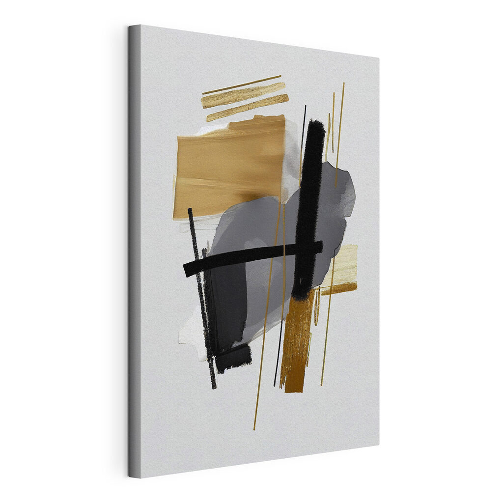 Abstract brush strokes and lines